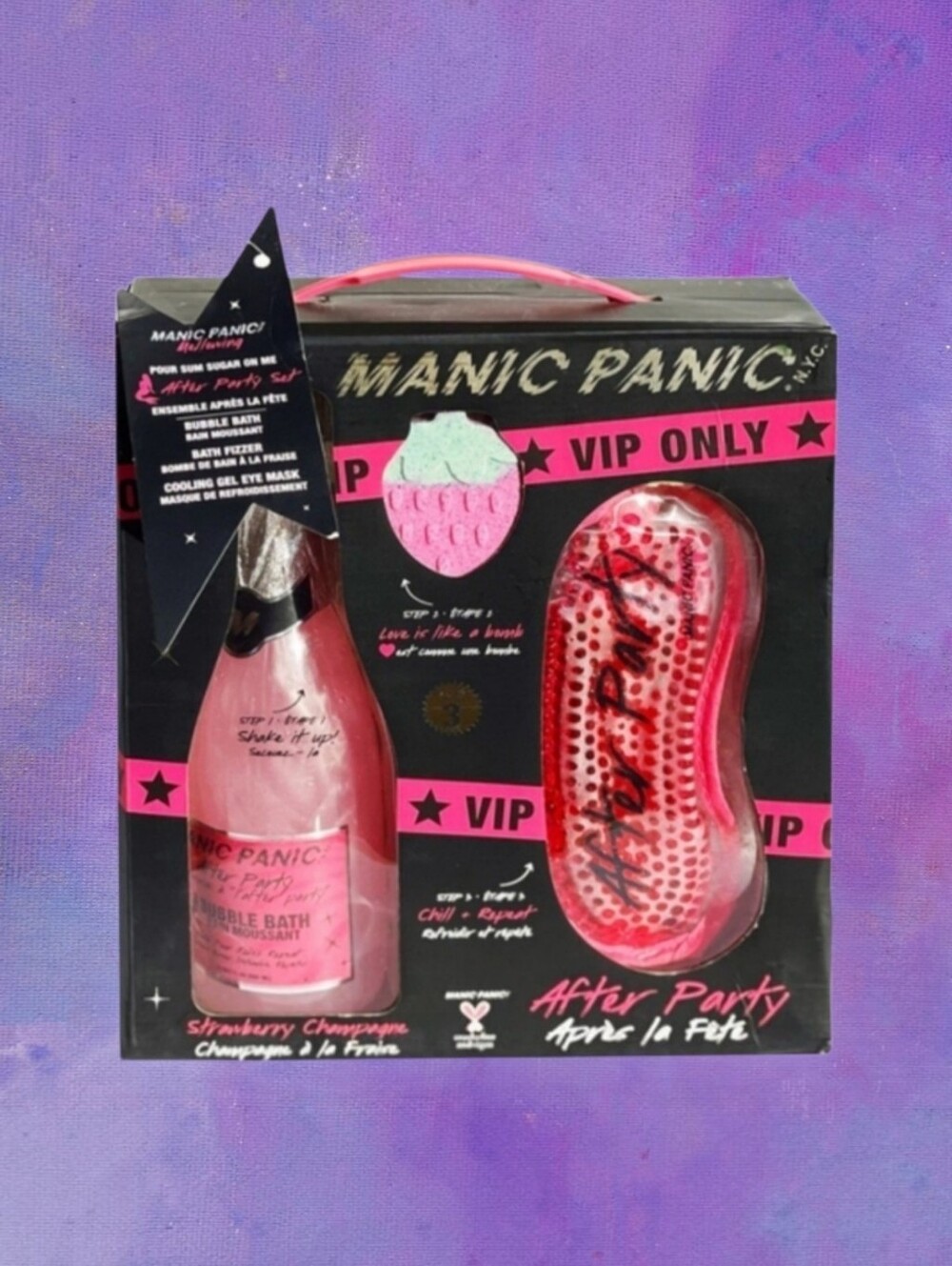 Manic Panic Pour Some Sugar On Me 3PC "After Party" Set BATH TREATS - GIFT IDEA